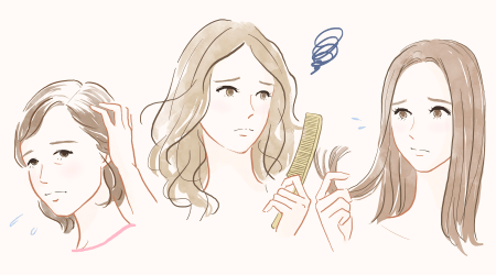 ヘアトラブルの原因