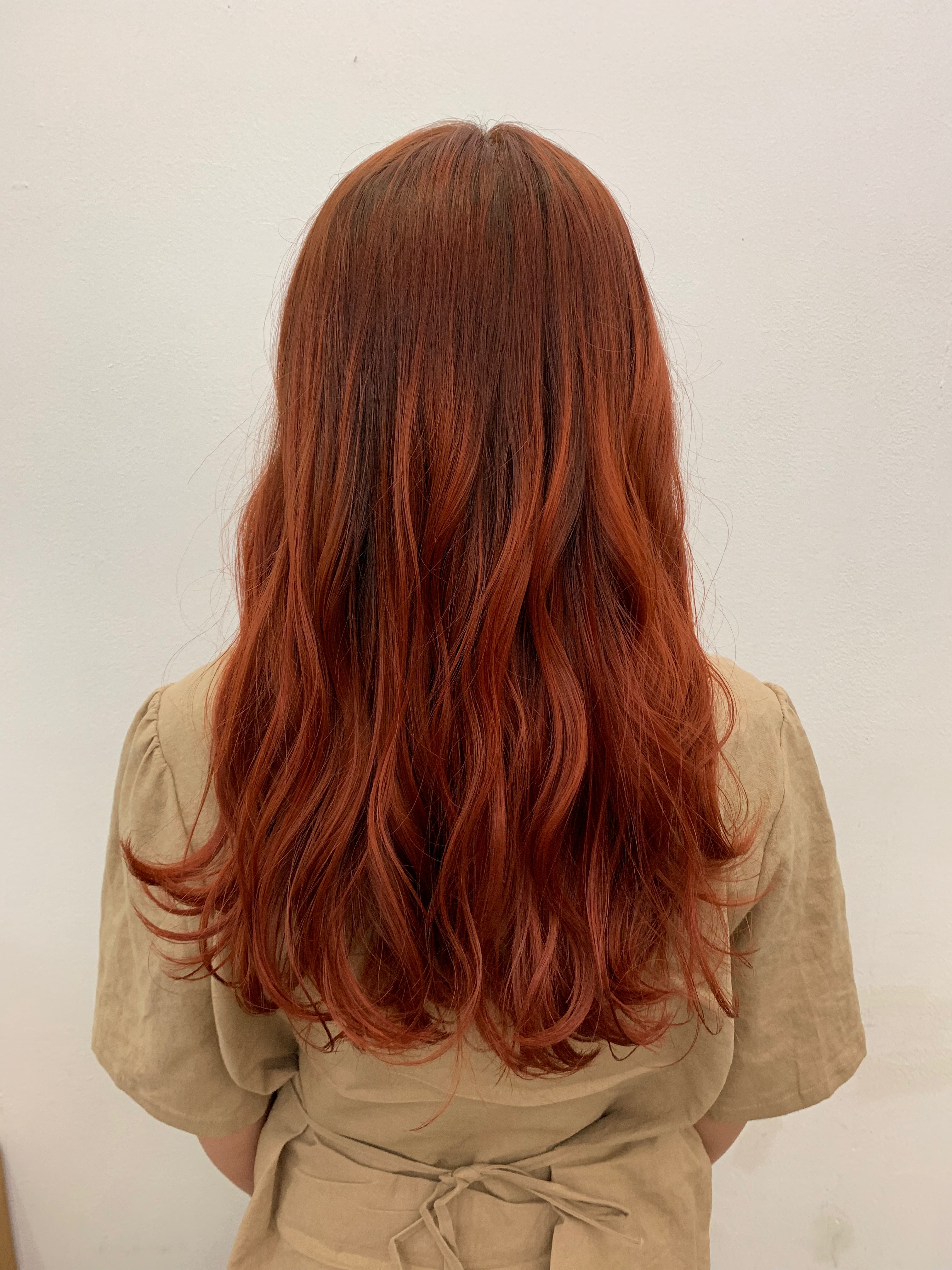 韓国好きの方におすすめオレンジヘアカラー ブログ Axis Hair Make